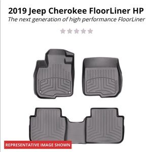 2019 Jeep Cherokee weather tech floor mats